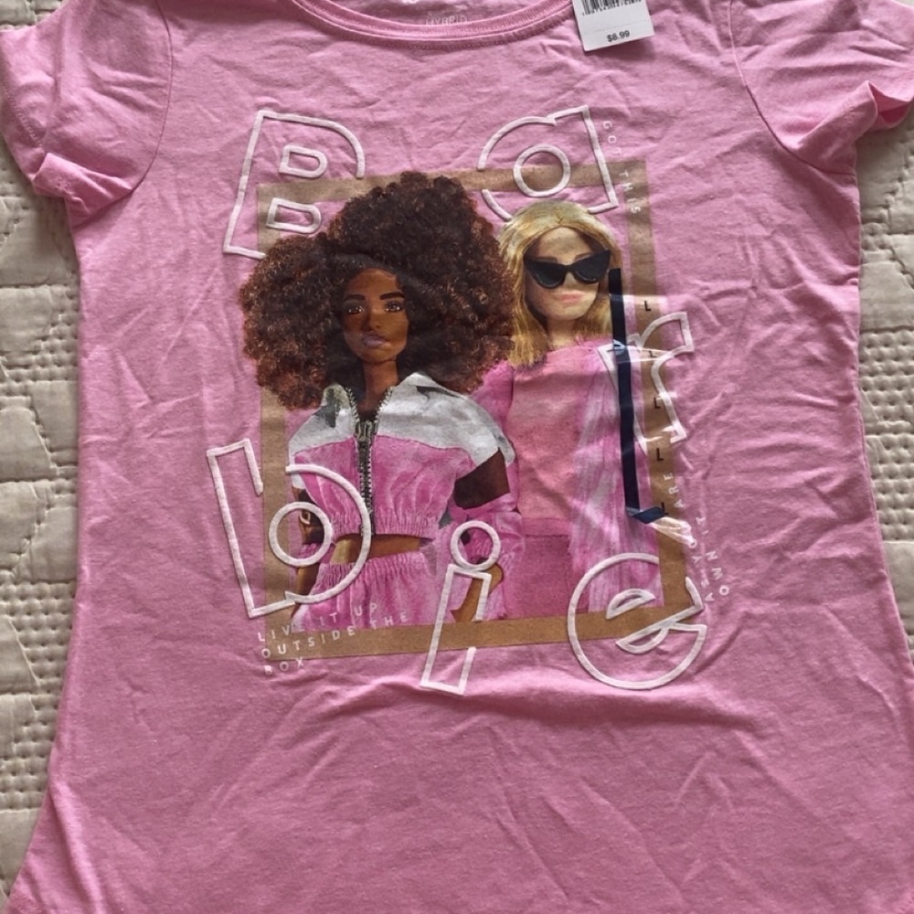 Barbie Graphic Pink Short Sleeve Tee